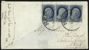 Sale 998, Lot 282, Plate One Late On Cover