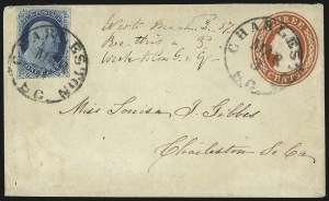 Sale 998, Lot 285, Plate One Late On Cover