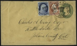 Sale 998, Lot 288, Plate One Late On Cover