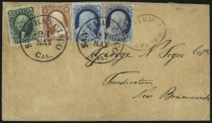 Sale 998, Lot 292, Plate One Late On Cover