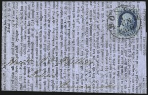 Sale 998, Lot 295, Plate One Late On Cover
