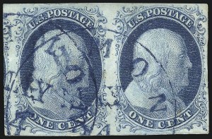 Sale 998, Lot 30, Plate One Early - Type II Gem Examples