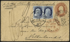 Sale 998, Lot 301, Plate One Late On Cover
