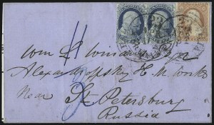 Sale 998, Lot 305, Plate One Late On Cover