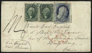 Sale 998, Lot 307, Plate One Late On Cover
