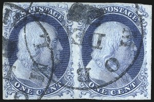 Sale 998, Lot 31, Plate One Early - Type II Gem Examples