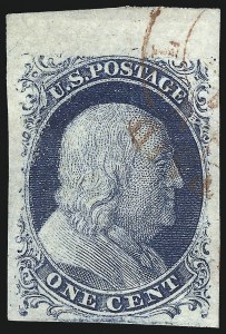 Sale 998, Lot 323, Plate Two Double Transfers