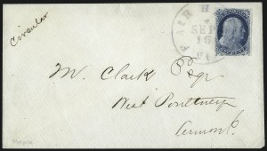 Sale 998, Lot 370, Plate Two On Cover