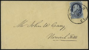 Sale 998, Lot 373, Plate Two On Cover
