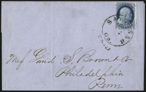 Sale 998, Lot 374, Plate Two On Cover