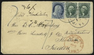Sale 998, Lot 391, Plate Two On Cover