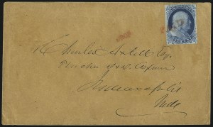 Sale 998, Lot 41, Plate One Early - Type II On Cover
