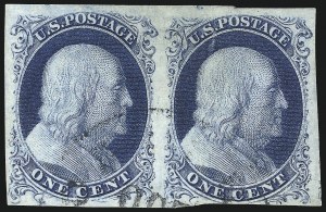 Sale 998, Lot 426, Plate Four Types Ia and Ic