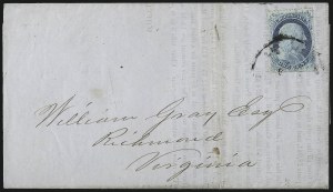 Sale 998, Lot 489, Perforated Stamps From Plate One Late On Cover