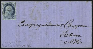 Sale 998, Lot 49, Plate One Early - Type II On Cover