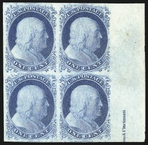 Sale 998, Lot 84, Plate One Late Imprint and Centerline Copies