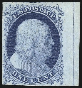 Sale 998, Lot 93, Plate One Late Imprint and Centerline Copies