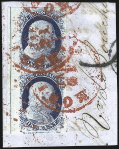 Sale 998, Lot 94, Plate One Late Imprint and Centerline Copies
