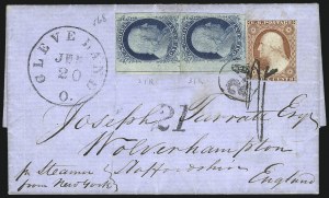 Sale 998, Lot 95, Plate One Late Imprint and Centerline Copies