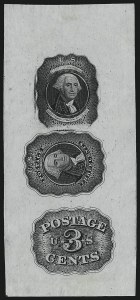 Sale 1007, Lot 2016, Essays and Proofs - 1845 thru 1851 Issues