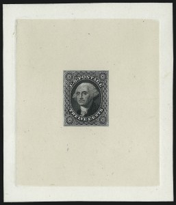 Sale 1007, Lot 2029, Essays and Proofs - 1845 thru 1851 Issues