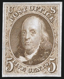 Sale 1007, Lot 2094, 1875 Reproduction of 1847 Issue (Scott 3-4)