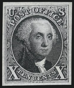 Sale 1007, Lot 2096, 1875 Reproduction of 1847 Issue (Scott 3-4)