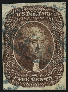 Sale 1007, Lot 2116, 1c-10c 1851-56 Issue (Scott 7-16)