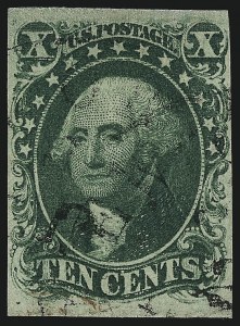 Sale 1007, Lot 2118, 1c-10c 1851-56 Issue (Scott 7-16)