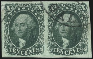 Sale 1007, Lot 2120, 1c-10c 1851-56 Issue (Scott 7-16)
