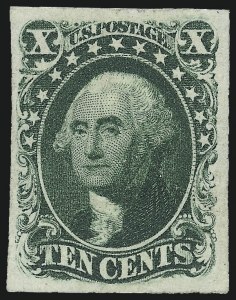 Sale 1007, Lot 2122, 1c-10c 1851-56 Issue (Scott 7-16)