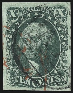 Sale 1007, Lot 2123, 1c-10c 1851-56 Issue (Scott 7-16)