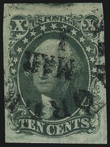 Sale 1007, Lot 2125, 1c-10c 1851-56 Issue (Scott 7-16)