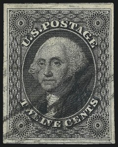 Sale Number 1007, Lot Number 2127, 12c 1851-56 Issue (Scott 17)