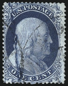 Sale 1007, Lot 2141, 1c 1857-60 Issue (Scott 19b-24)