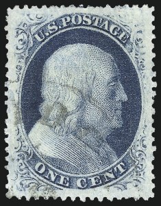 Sale Number 1007, Lot Number 2147, 1c 1857-60 Issue (Scott 19b-24)