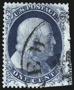 Sale 1007, Lot 2149, 1c 1857-60 Issue (Scott 19b-24)