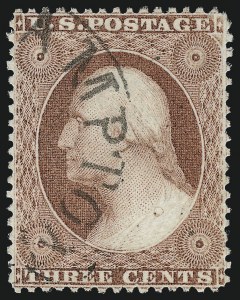 Sale 1007, Lot 2150, 3c-12c 1857-60 Issue (Scott 25-36)