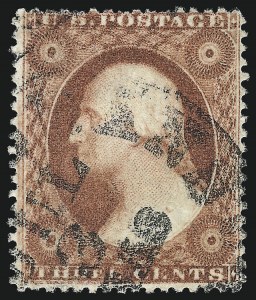 Sale 1007, Lot 2154, 3c-12c 1857-60 Issue (Scott 25-36)