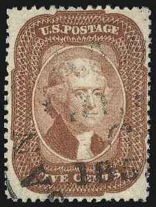 Sale 1007, Lot 2156, 3c-12c 1857-60 Issue (Scott 25-36)