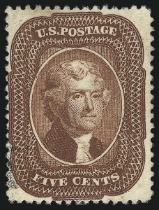 Sale 1007, Lot 2160, 3c-12c 1857-60 Issue (Scott 25-36)