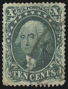Sale 1007, Lot 2162, 3c-12c 1857-60 Issue (Scott 25-36)