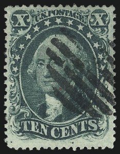Sale 1007, Lot 2163, 3c-12c 1857-60 Issue (Scott 25-36)
