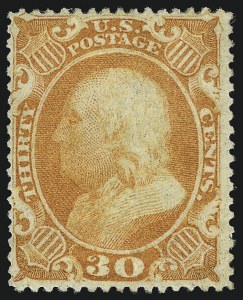 Sale 1007, Lot 2172, 24c-90c 1857-60 Issue (Scott 37-39)