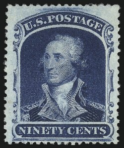 Sale 1007, Lot 2184, 24c-90c 1857-60 Issue (Scott 37-39)