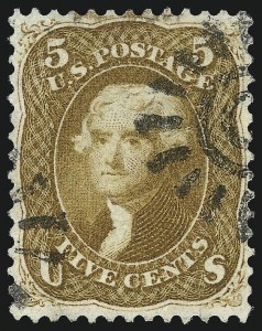 Sale 1007, Lot 2203, 1861-66 Issue (Scott 56-68)