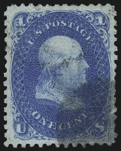 Sale 1007, Lot 2230, 1867-68 Grilled Issue (Scott 79-96)