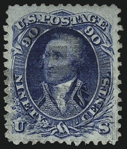 Sale 1007, Lot 2251, 1867-68 Grilled Issue (Scott 97-101)