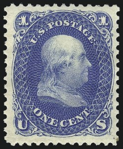 Sale 1007, Lot 2253, 1875 Re-Issue of 1861-66 Issue (Scott 102-108)
