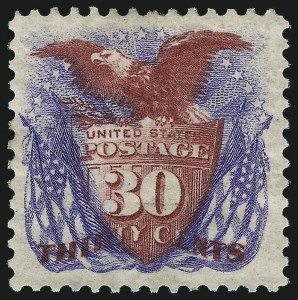 Sale 1007, Lot 2316, 1875 Re-Issue of 1869 Pictorial Issue (Scott 123-133a)